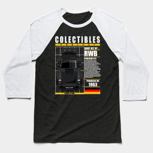 RWB PORSCHE 911 -BLACK Baseball T-Shirt